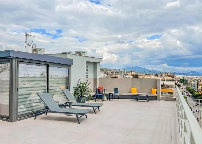 Apartamento Luxury Panoramic Sea & View Tesalónica